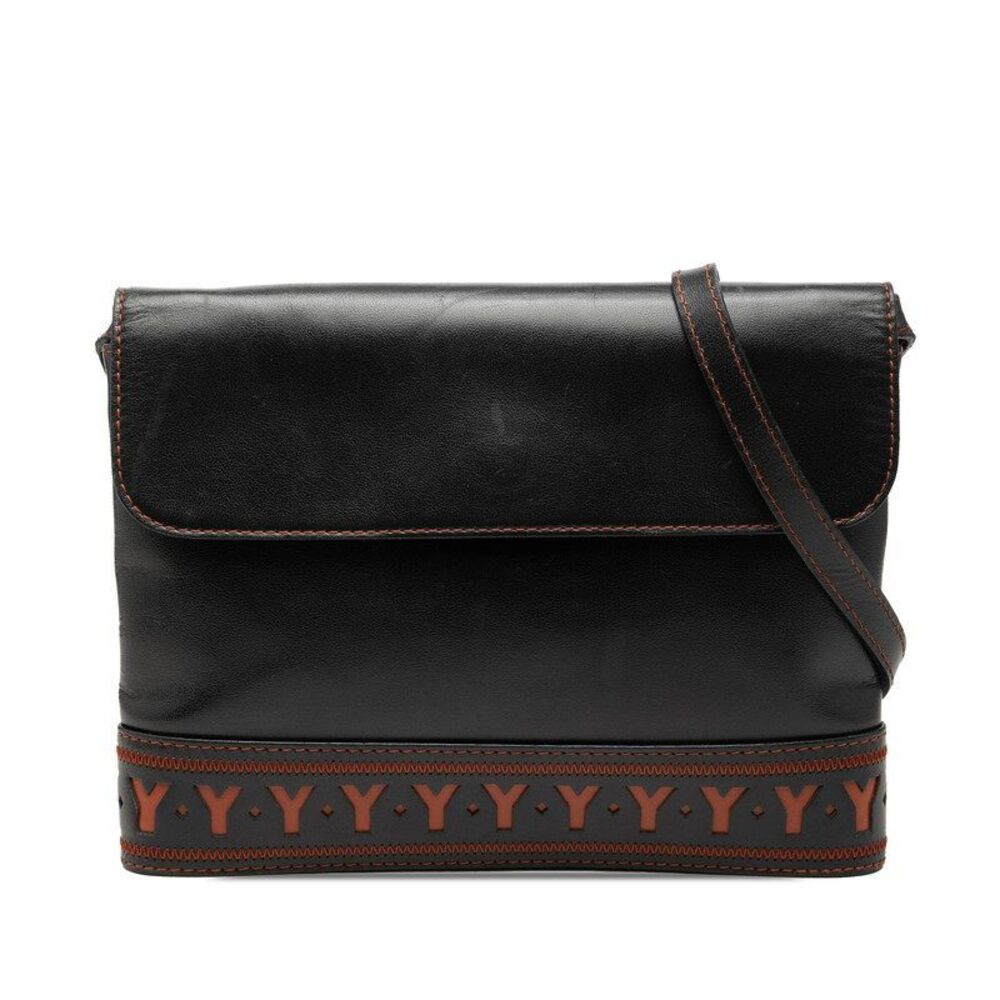 Saint Laurent Y Cut Leather Shoulder Bag